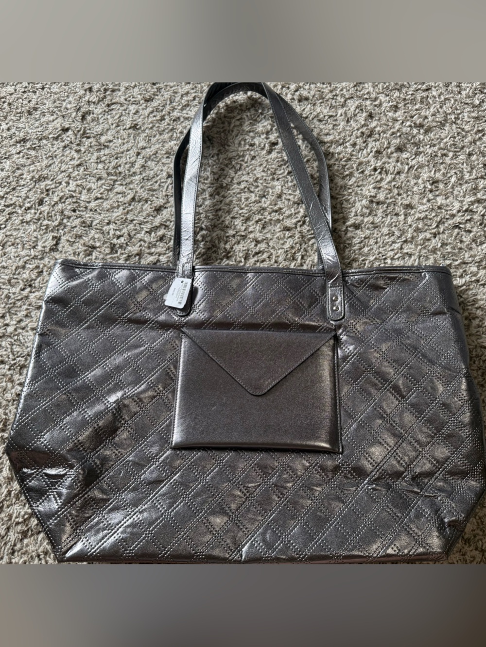 NWT Bath And Body Metallic Reusable Tote